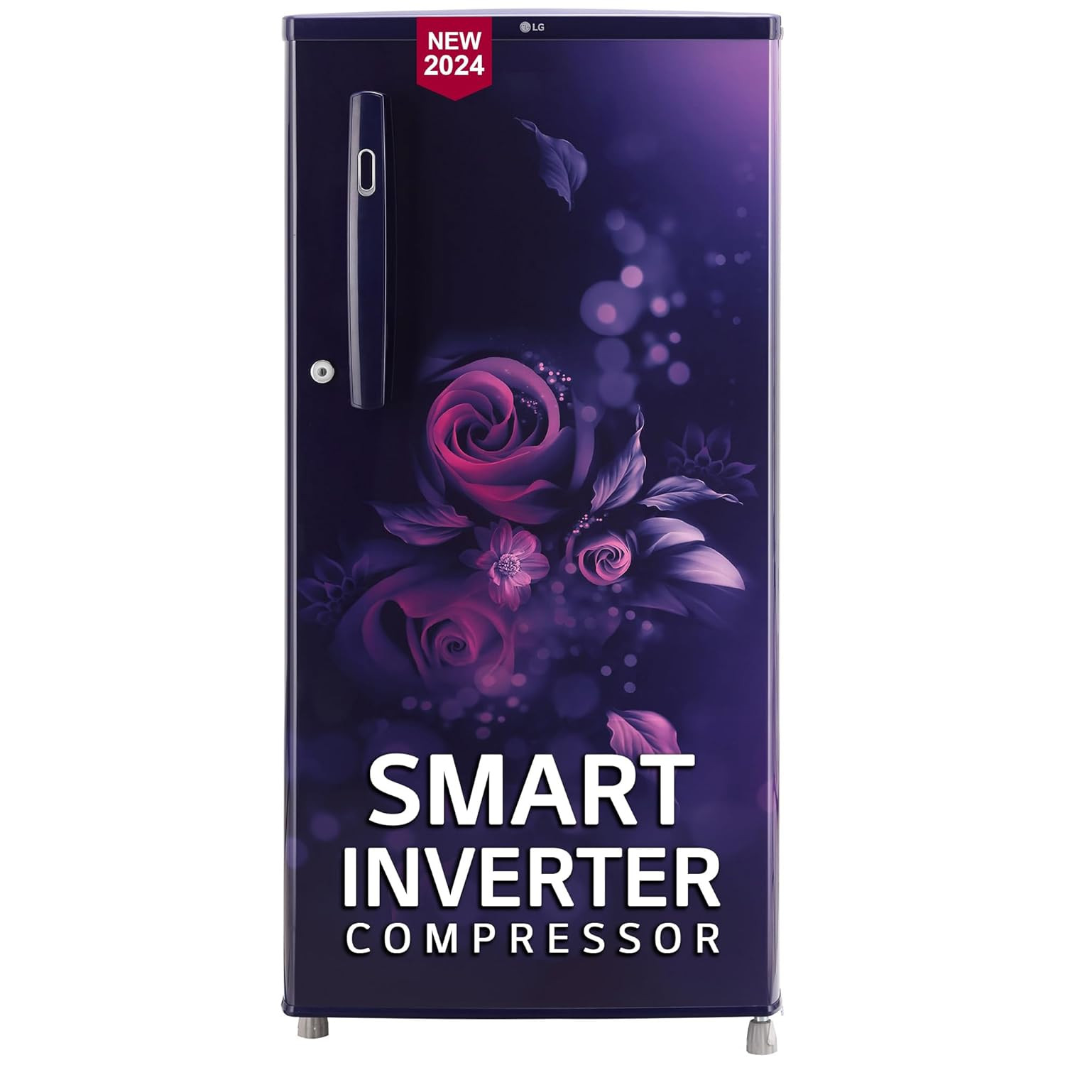 LG 185 L 4 Star Direct-Cool Inverter Single Door Refrigerator GL-B199OBEY Blue Euphoria Smart Connect