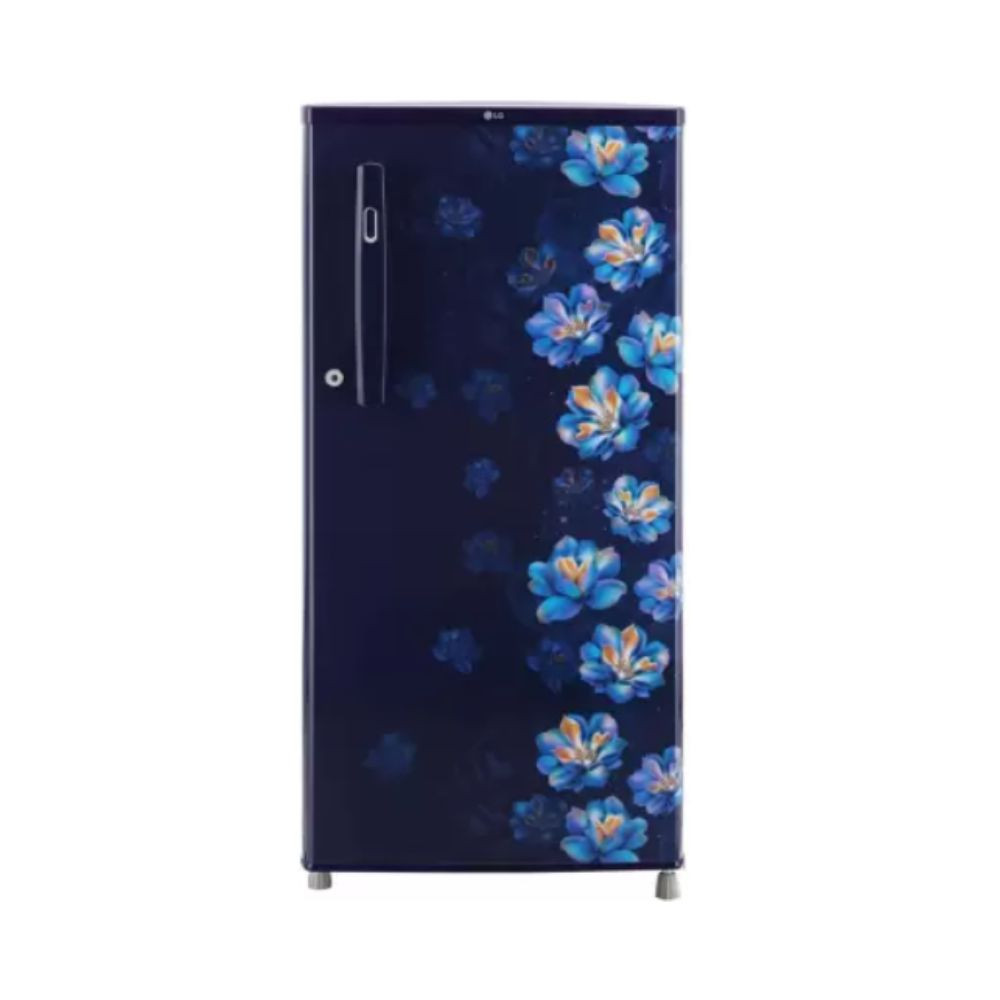 LG 185 L Direct Cool Single Door 1 Star Refrigerator Blue Jasmine GL-B199OBJB