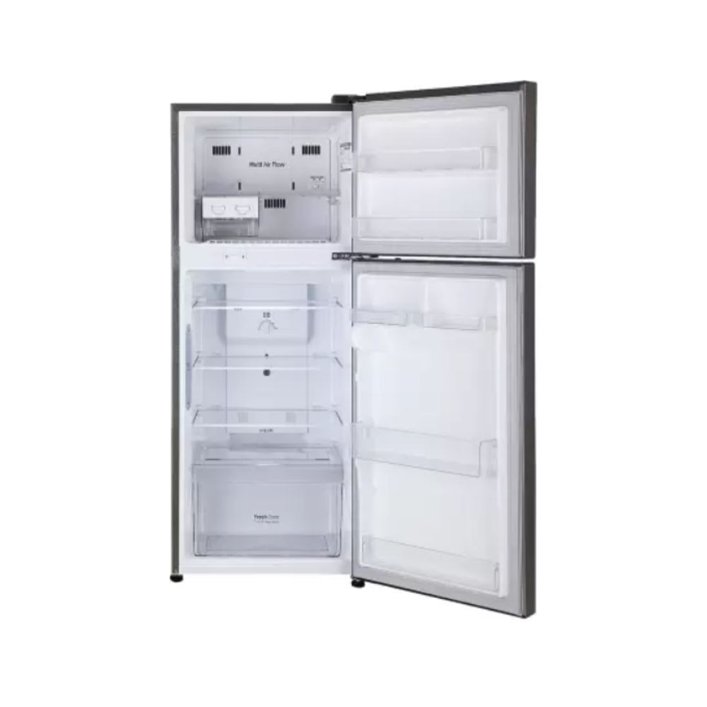 LG 242 L Frost Free Double Door 3 Star Refrigerator with Smart Inverter Shiny Steel GL-I292RPZX