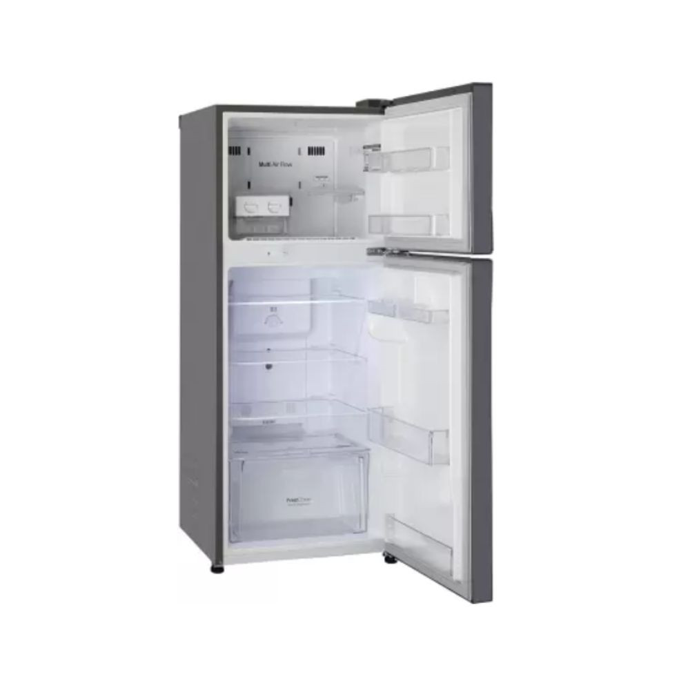 LG 242 L Frost Free Double Door 3 Star Refrigerator with Smart Inverter Shiny Steel GL-I292RPZX