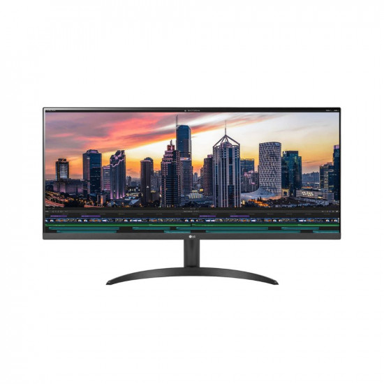 LG 87 cm 34 Inches UltraWide Full HD 2560 x 1080 Pixels Display - HDR 10 AMD Free sync IPS with sRGB 95 Multitasking Flicker Safe Reader Mode HDMI Headphone Out and Gaming Monitor-34WP500
