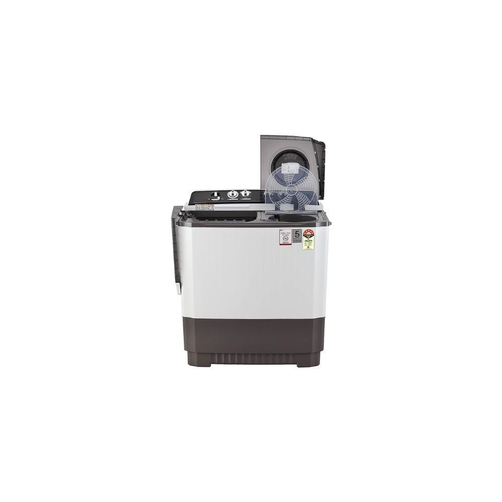 LG 9Kg 5 Star Washing Machine Spin 65Kg Rust Free Body Roller Jet Pulsator Wind Jet Dry Grey P9041SGAZ