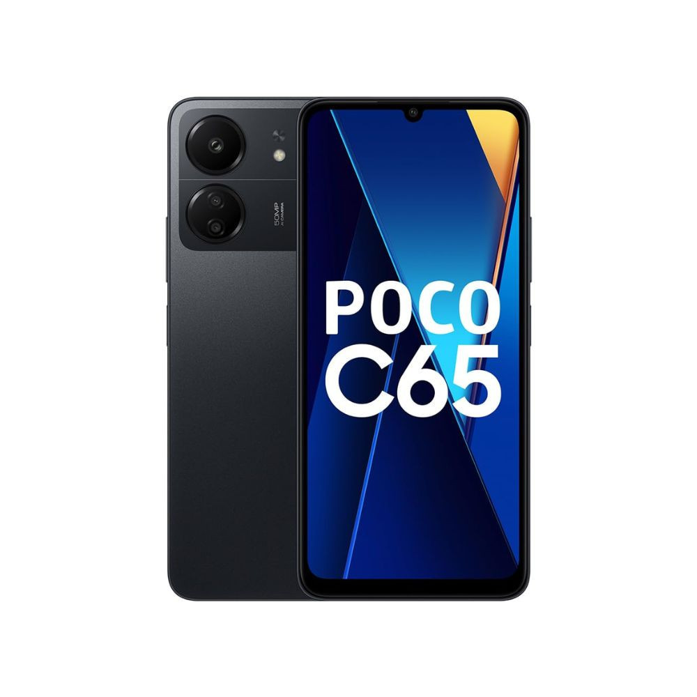 POCO C65 Matte Black 6GB RAM 128GB ROM