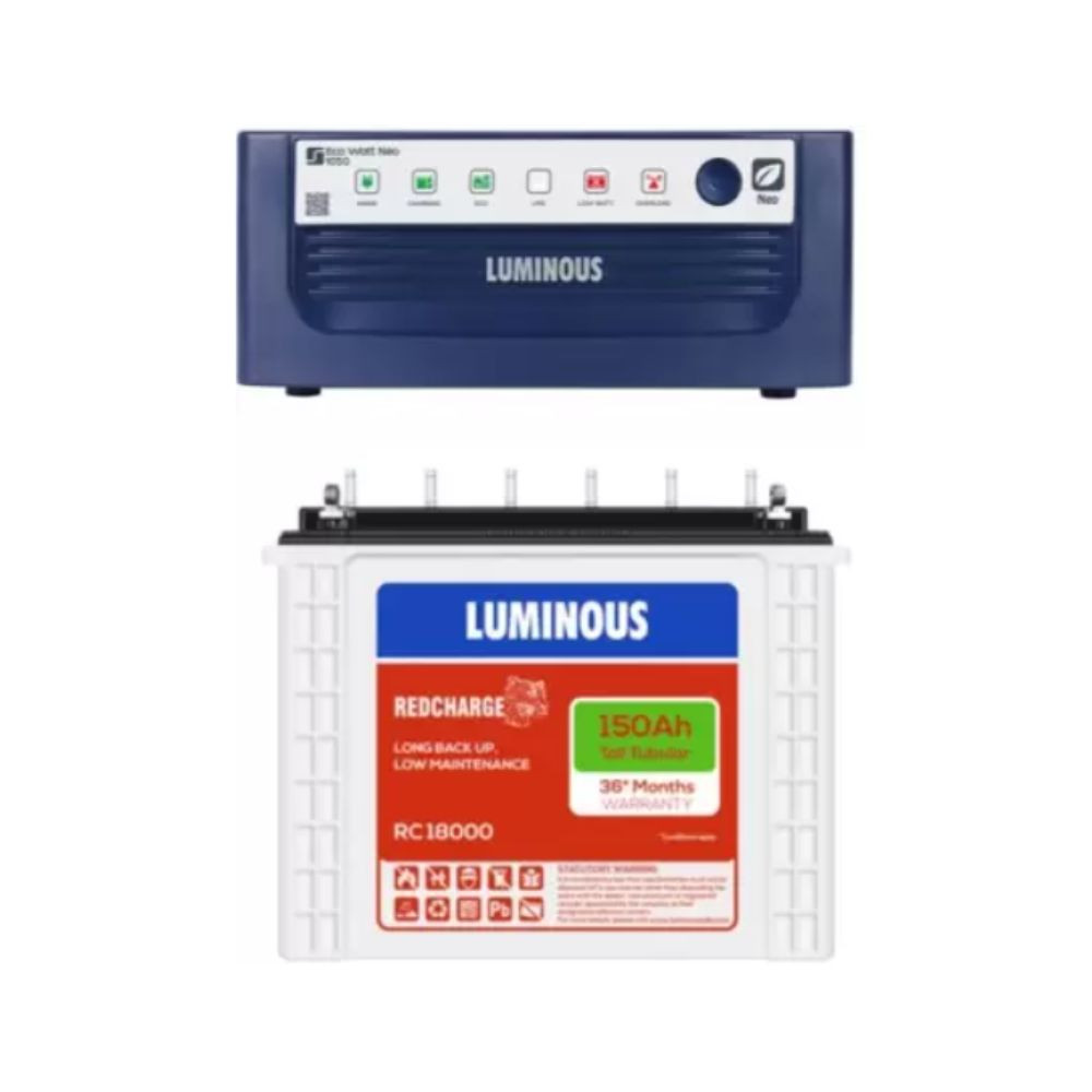 LUMINOUS RC18000 Eco Watt Neo 1050 Square Wave Inverter