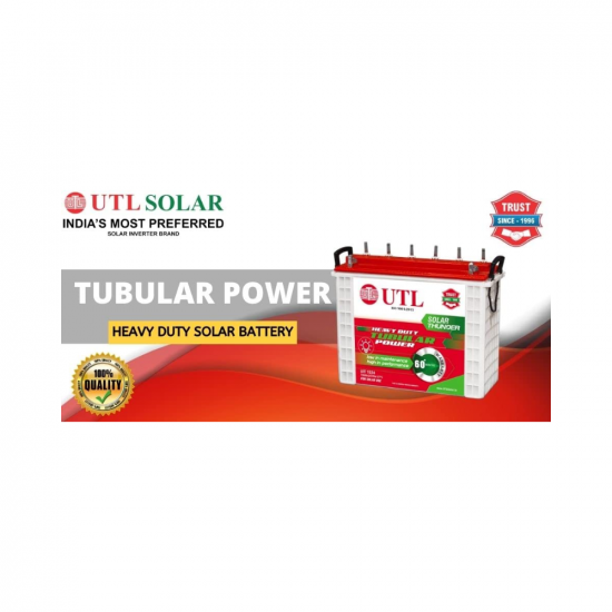 Maharashtra Enterprises UTL Solar 150Ah Tubular Inverter BatteryUIT1536