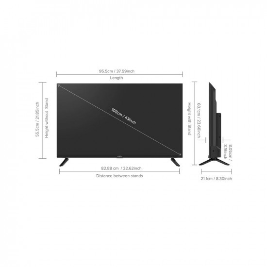 MI 108 cm 43 inches 5A Series Full HD Smart Android LED TV L43M7-EAIN Black