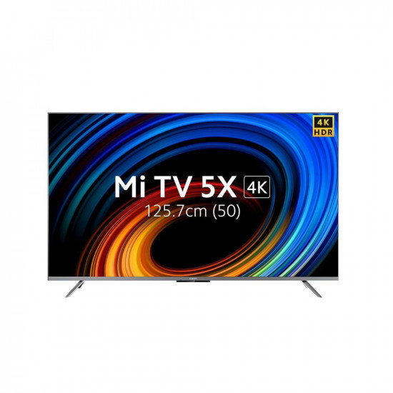 Mi 1257 cm 50 inches 5X Series 4K LED Smart Android TV with Dolby Vision  40W Dolby Atmos Grey