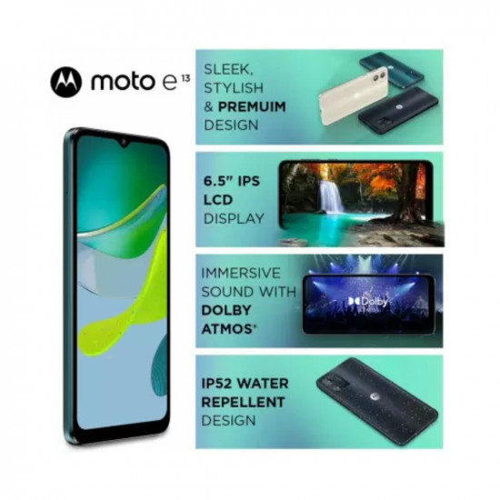 MOTOROLA e13 Aurora Green 128 GB 8 GB RAM