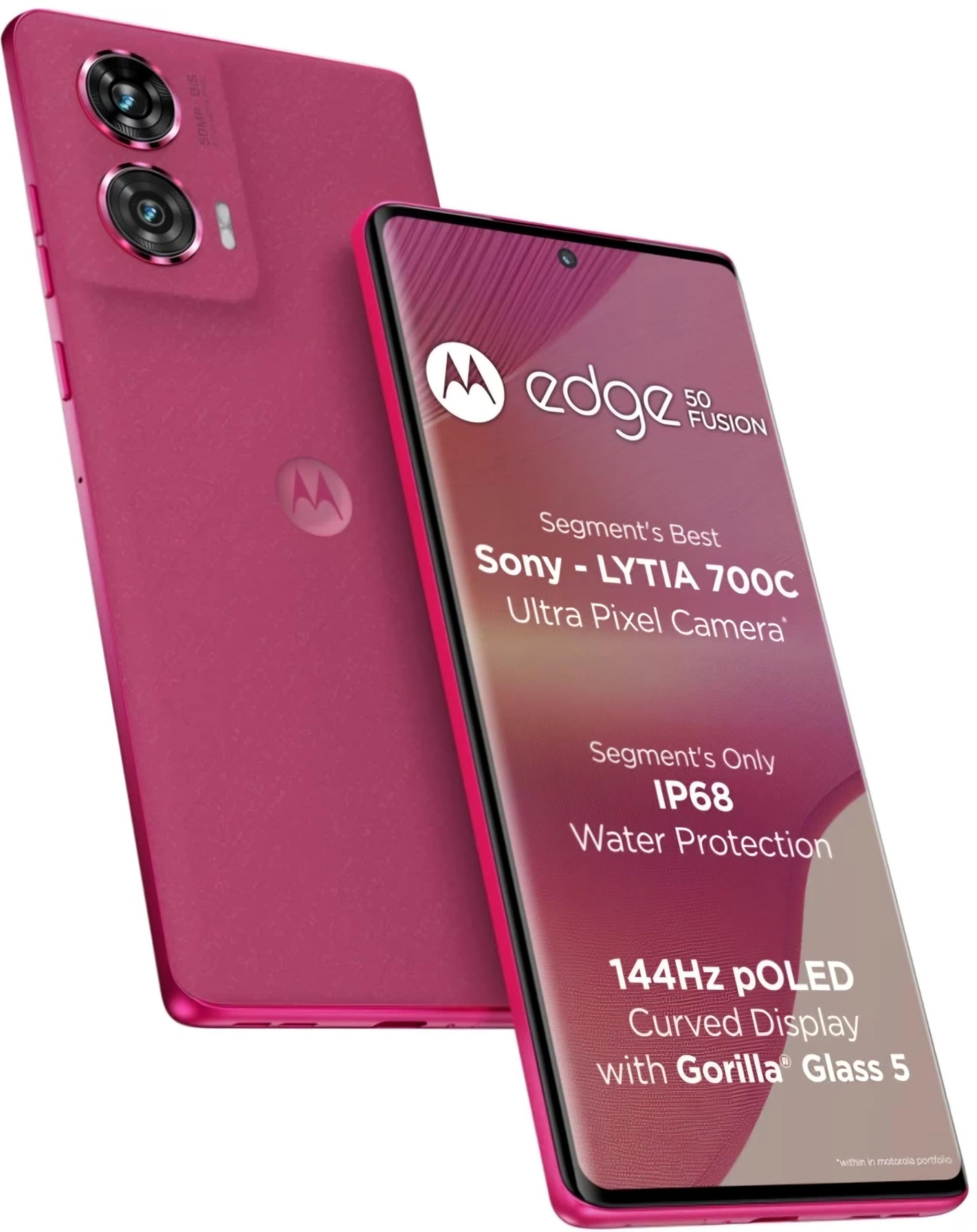 Motorola Edge 50 Fusion 5G Hot Pink 12GB RAM 256GB Storage