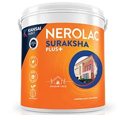 Nerolac paint Suraksha plus plastic paint for home offices  1 Liter