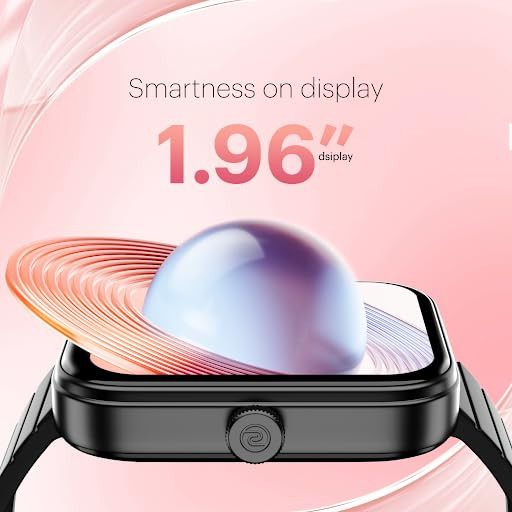 Noise Newly Launched ColorFit Pulse 3 with 196 Biggest Display Bluetooth Calling Smart Watch Premium Build Auto Sport Detection  170 Watch Faces Smartwatch for Men  Women Rose Pink
