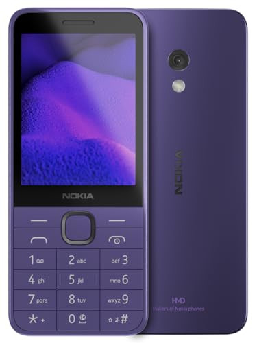 Nokia 235 4G  All-New 4G Keypad Phone with Dual SIM Scan  Pay UPI Rear Camera Wireless FM Radio MP3 Player Bluetooth  USB Type C  Purple