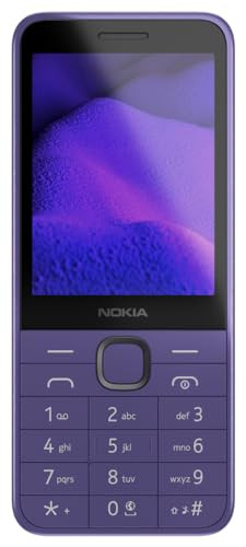 Nokia 235 4G  All-New 4G Keypad Phone with Dual SIM Scan  Pay UPI Rear Camera Wireless FM Radio MP3 Player Bluetooth  USB Type C  Purple