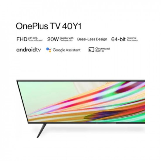 OnePlus Y1 100 cm 40 inch Full HD LED Smart Android TV with Dolby Audio 40FA1A0040FA1A00V1Romiv
