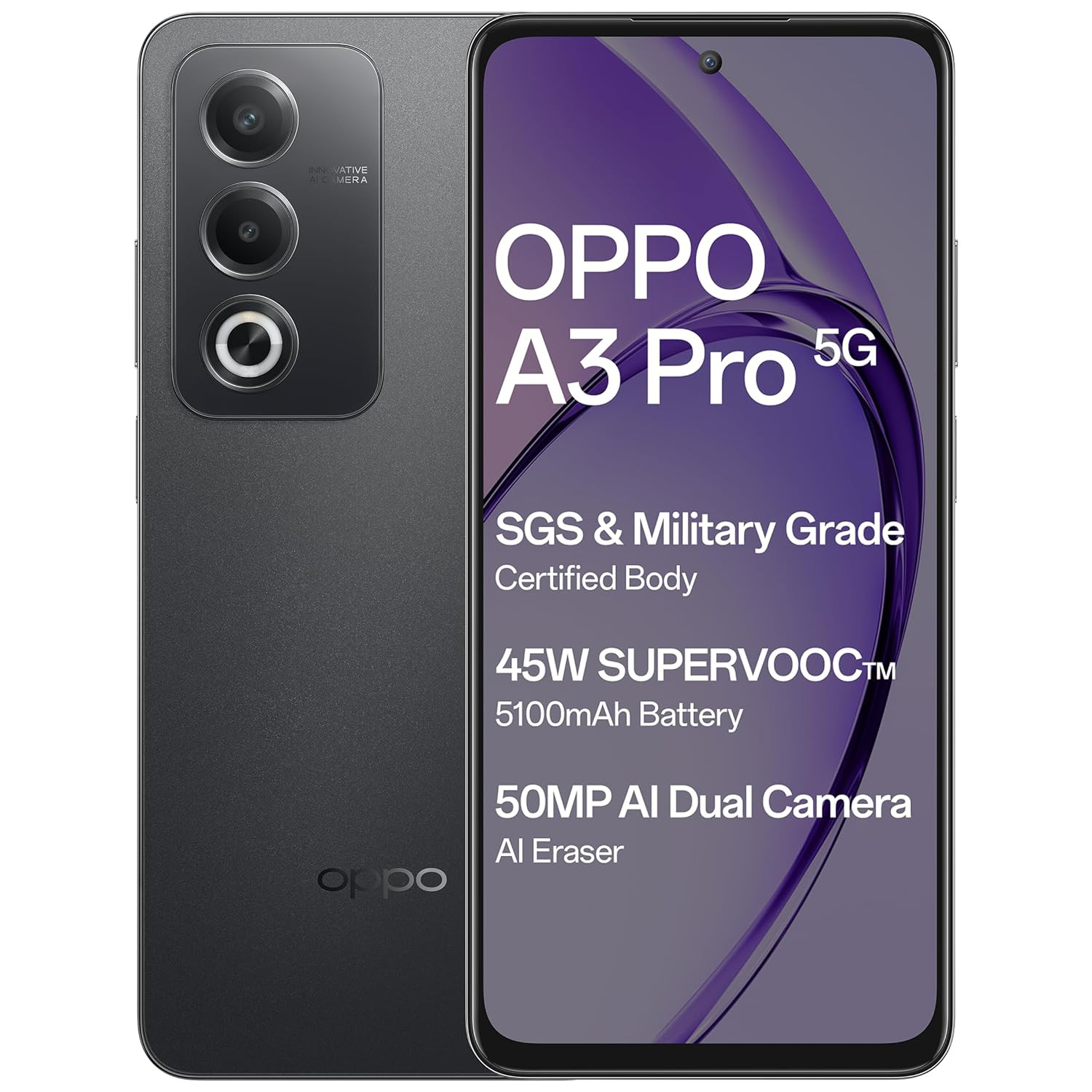 OPPO A3 Pro 5G Starry Black 8GB RAM 128GB Storage