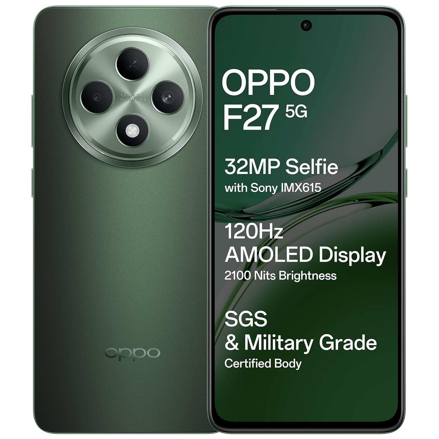 OPPO F27 5G Emerald Green 8GB RAM 128GB Storage