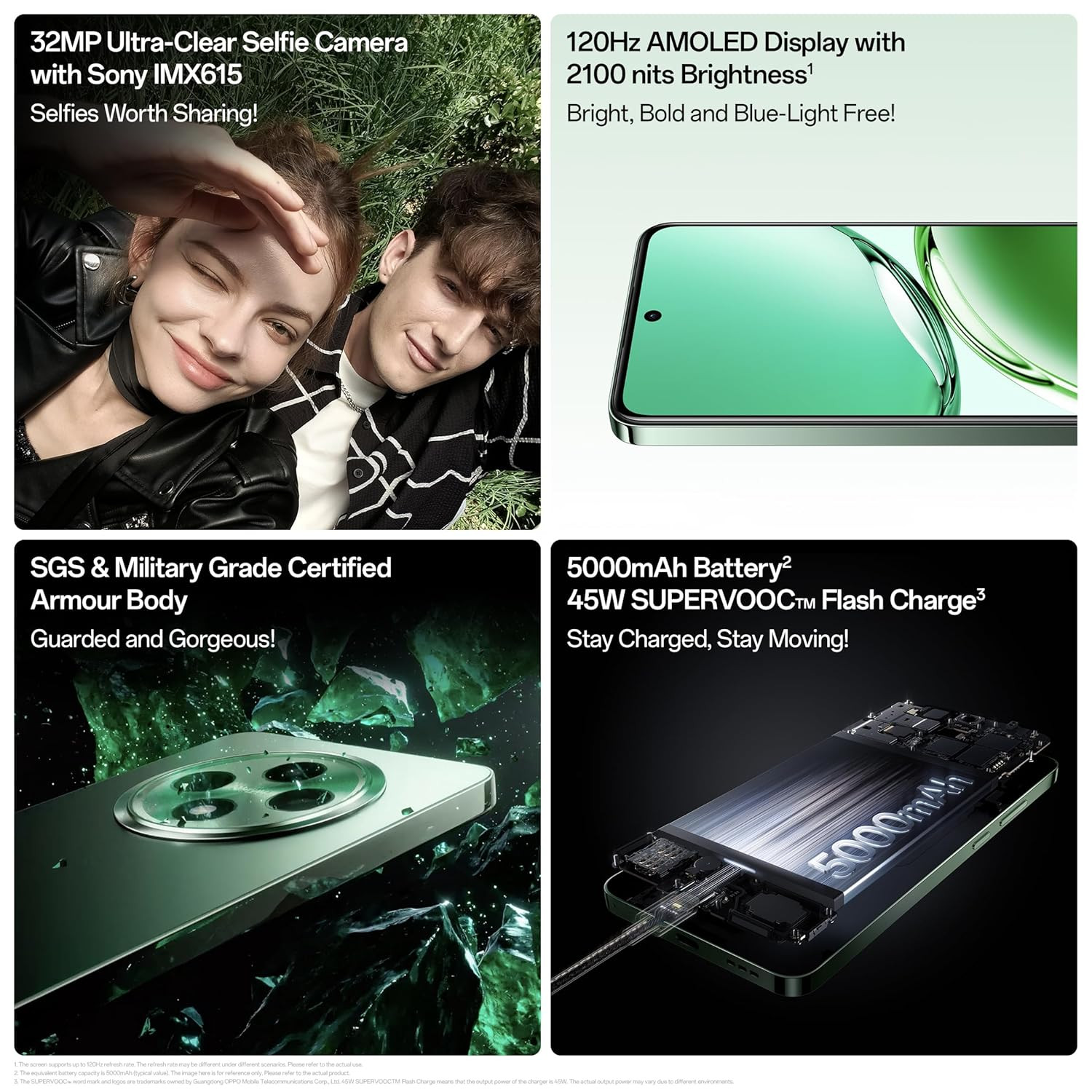 OPPO F27 5G Emerald Green 8GB RAM 128GB Storage