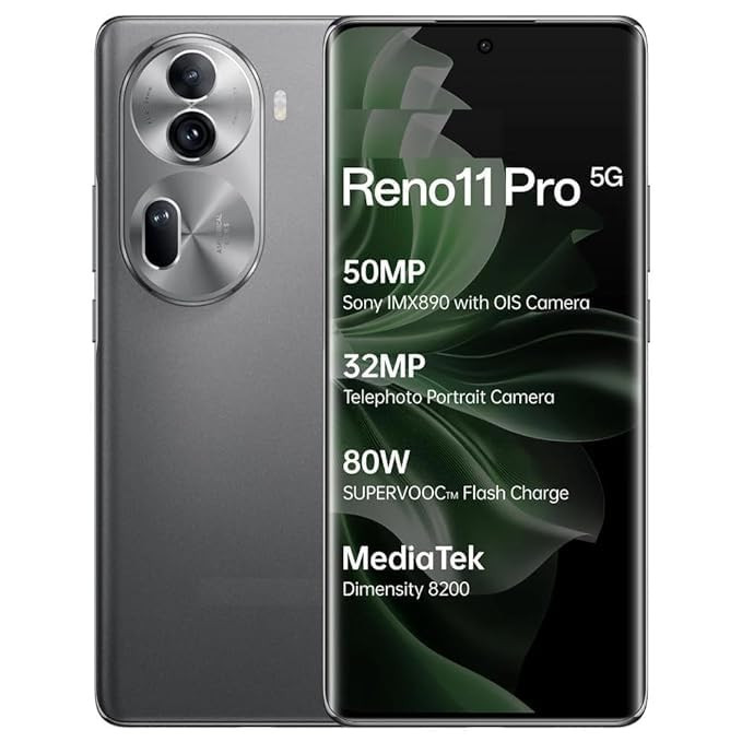 Oppo Reno 11 Pro 5G Rock Grey 12GB RAM 256GB Storage