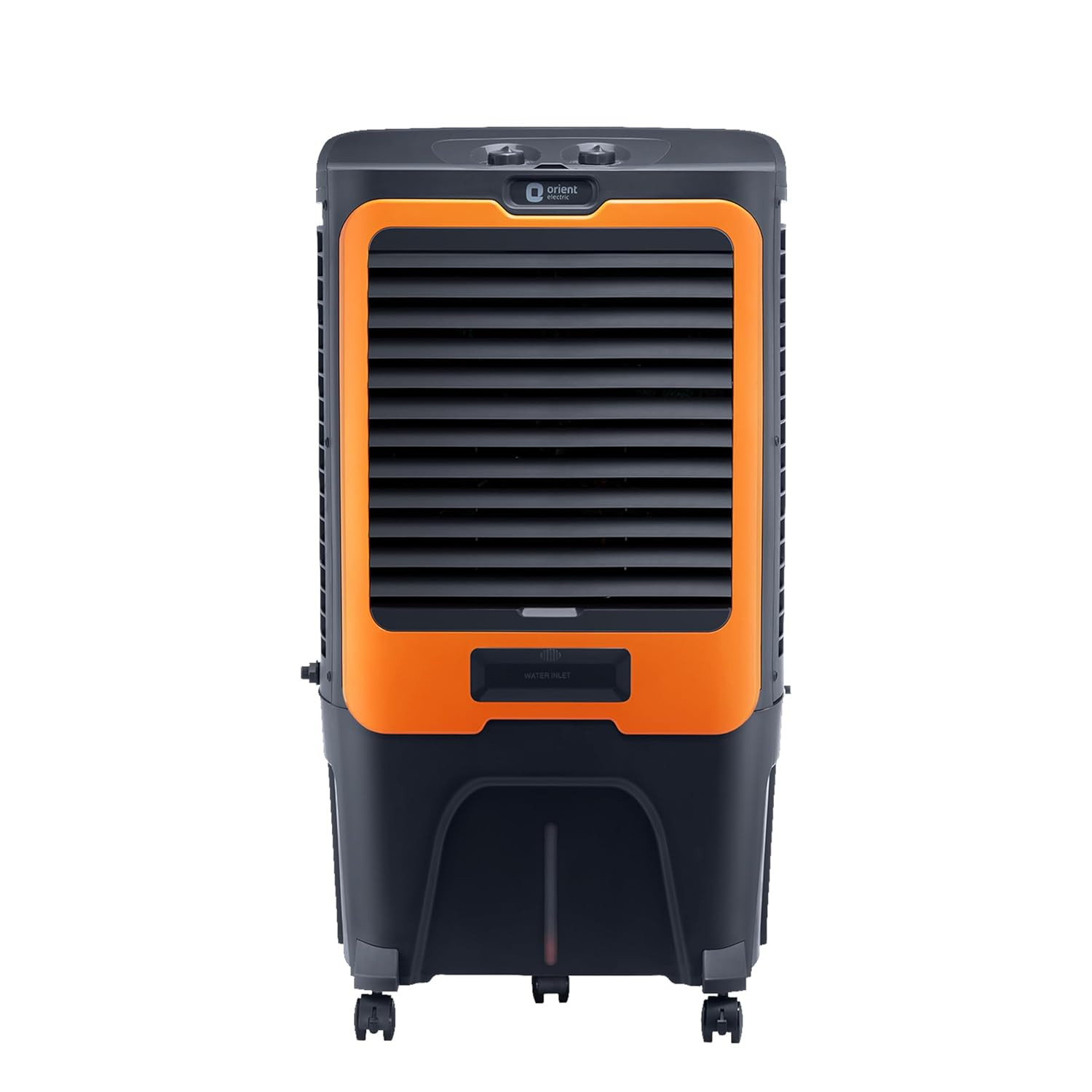 Orient Electric Ultimo 50L Desert Air Cooler with Densenest Honeycomb pads Ice chamber  High Air Delivery  Desert Cooler for home Grey and Orange