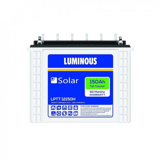 Palak Luminous LPTT12150H 150Ah Tall Tubular Solar Battery