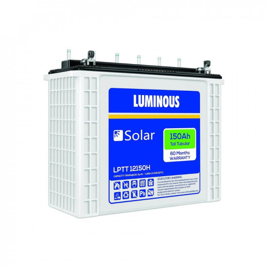 Palak Luminous LPTT12150H 150Ah Tall Tubular Solar Battery