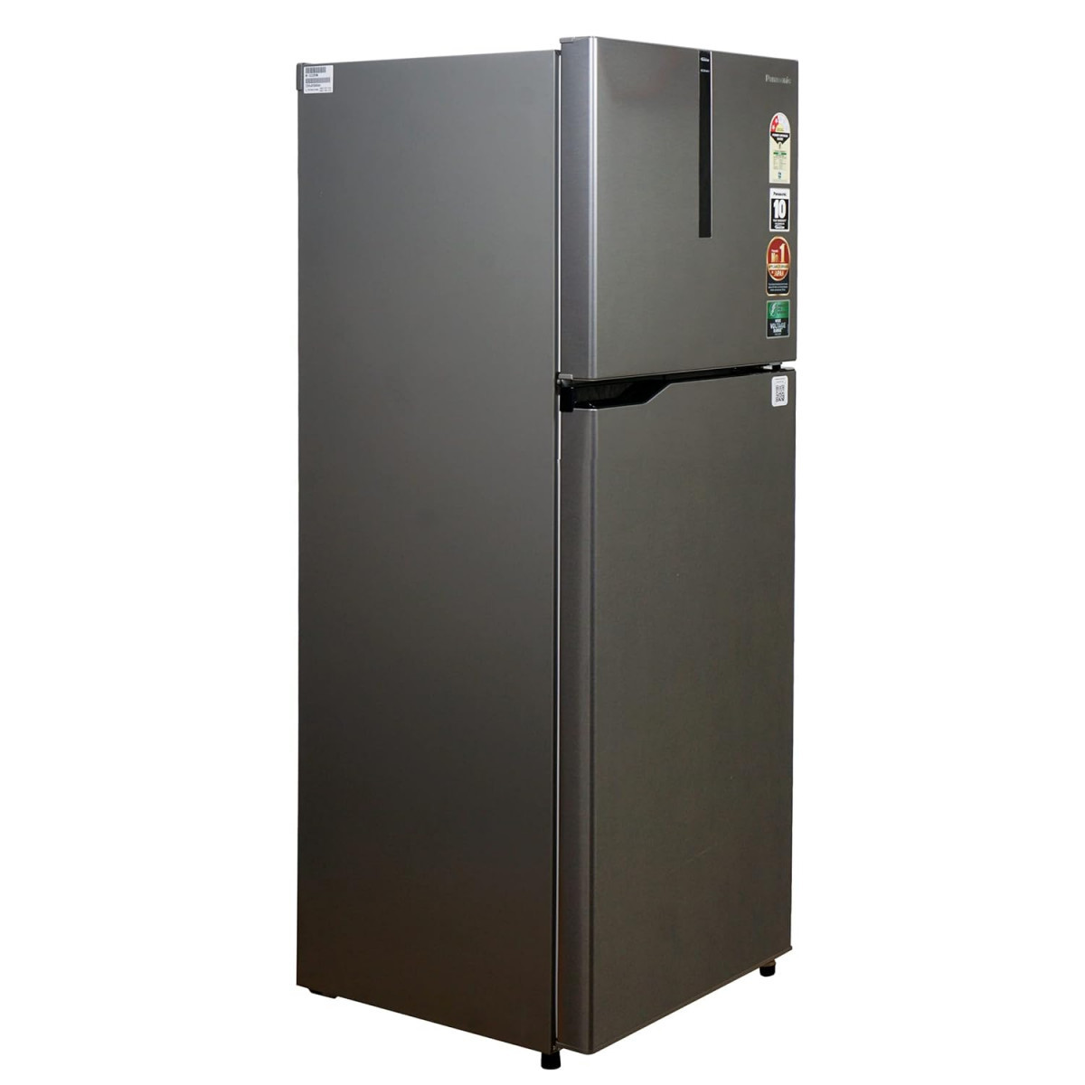 Panasonic 309 L 2 Star NR-TG322BVHN Electric Grey 6-Stage Smart Inverter Frost-Free Double Door Refrigerator