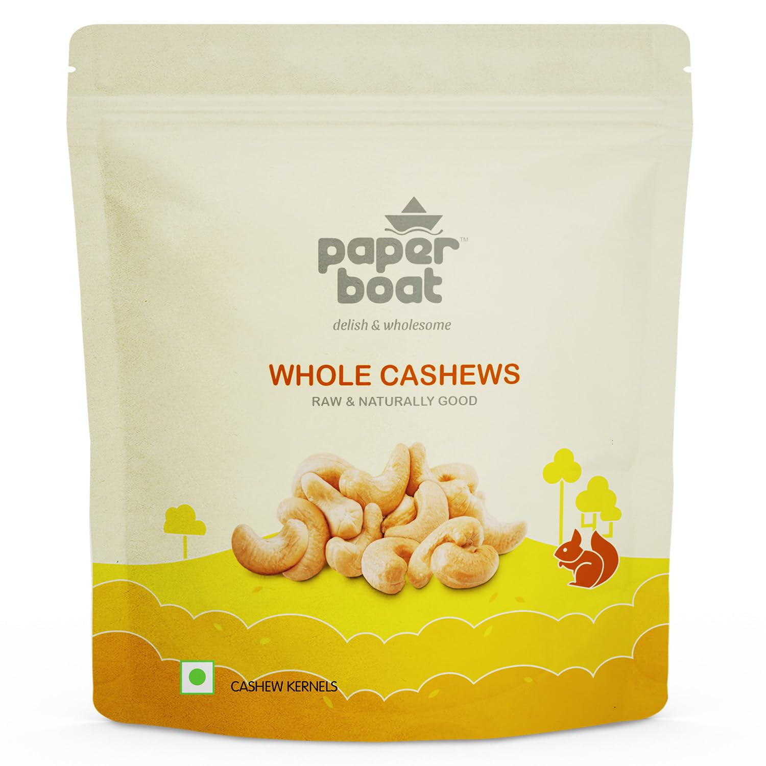 Paper Boat Whole Cashews Natural  Premium Value Pack 500gm