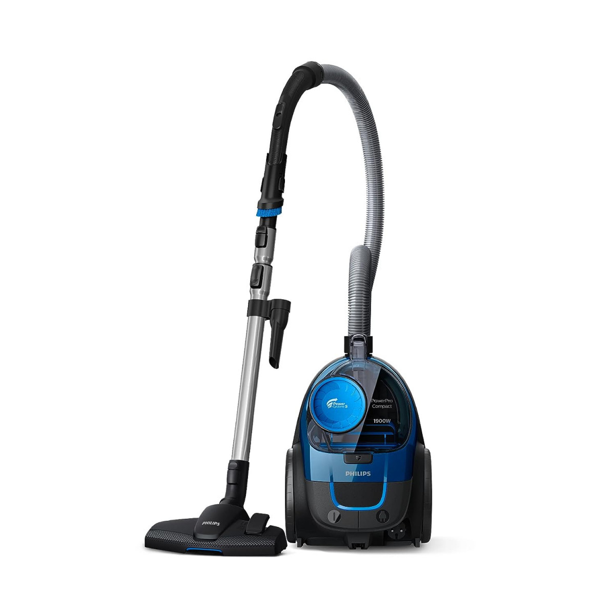 Philips PowerPro FC935201-Compact Bagless Vacuum Cleaner for Home 1900Watts for Powerful Suction Compact and Lightweight PowerCyclone 5 Technology and MultiClean Nozzle 2 Years Warranty