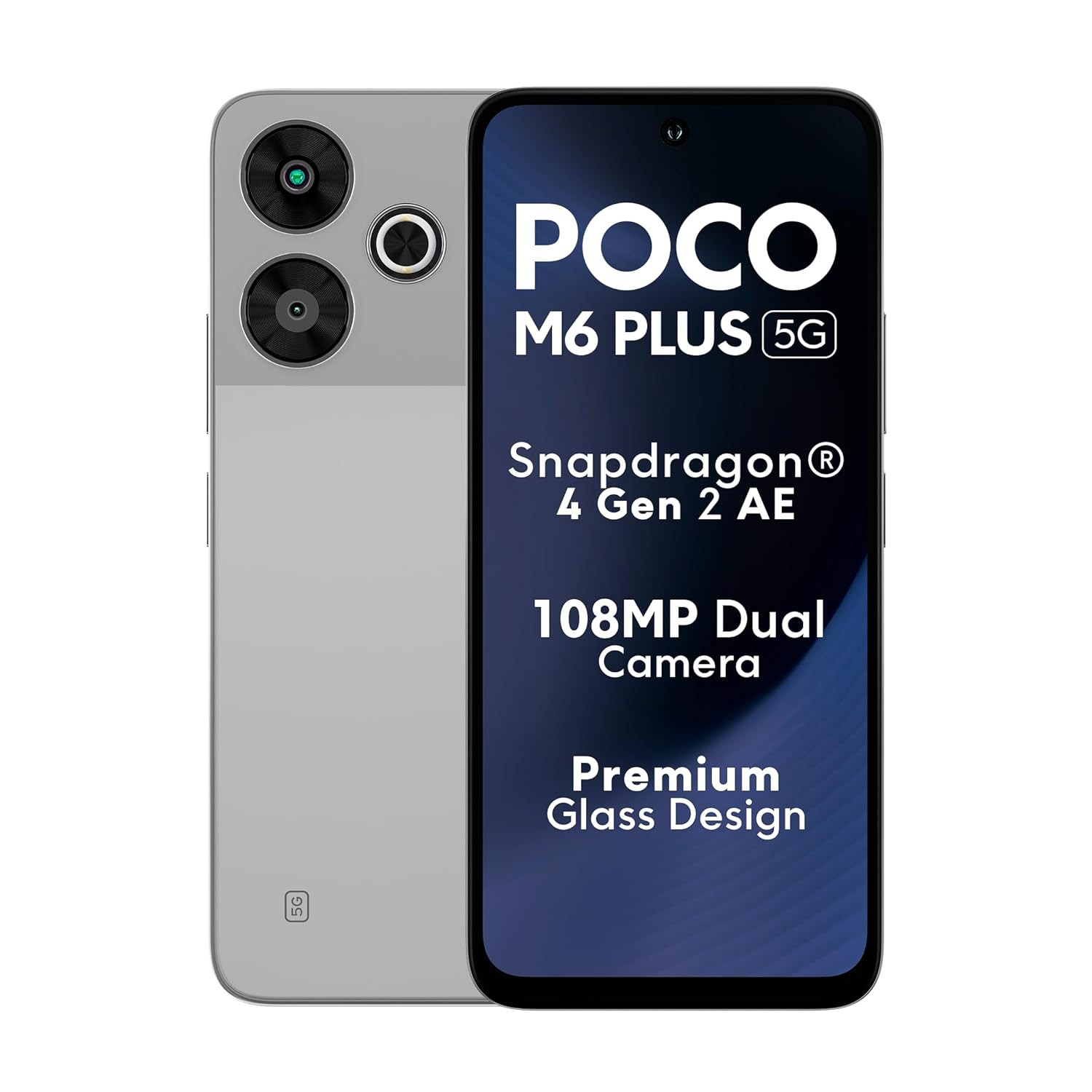 POCO M6 Plus 5G Ice Silver 8GB RAM 128GB ROM