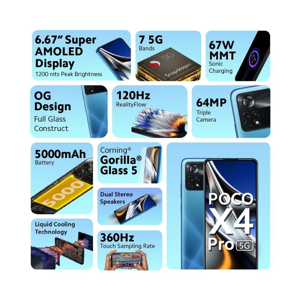 豊富な高品質新品未開封POCO X4 PRO 5G 6/128GB SIMフリー スマートフォン本体