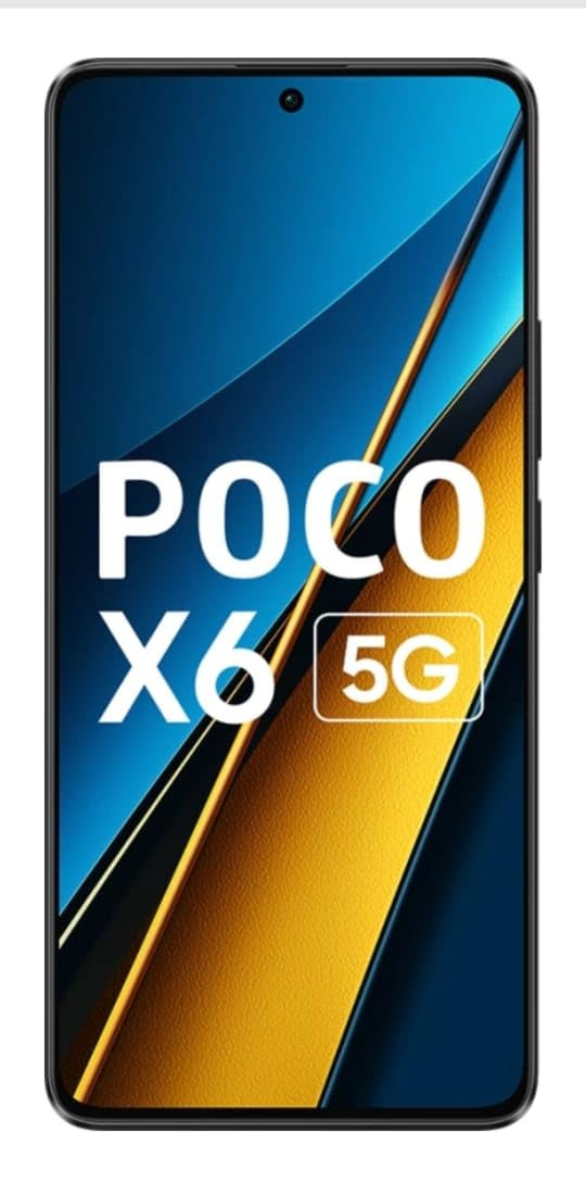 POCO X6 5G Mirror Black 12 GB RAM 512 GB Storage