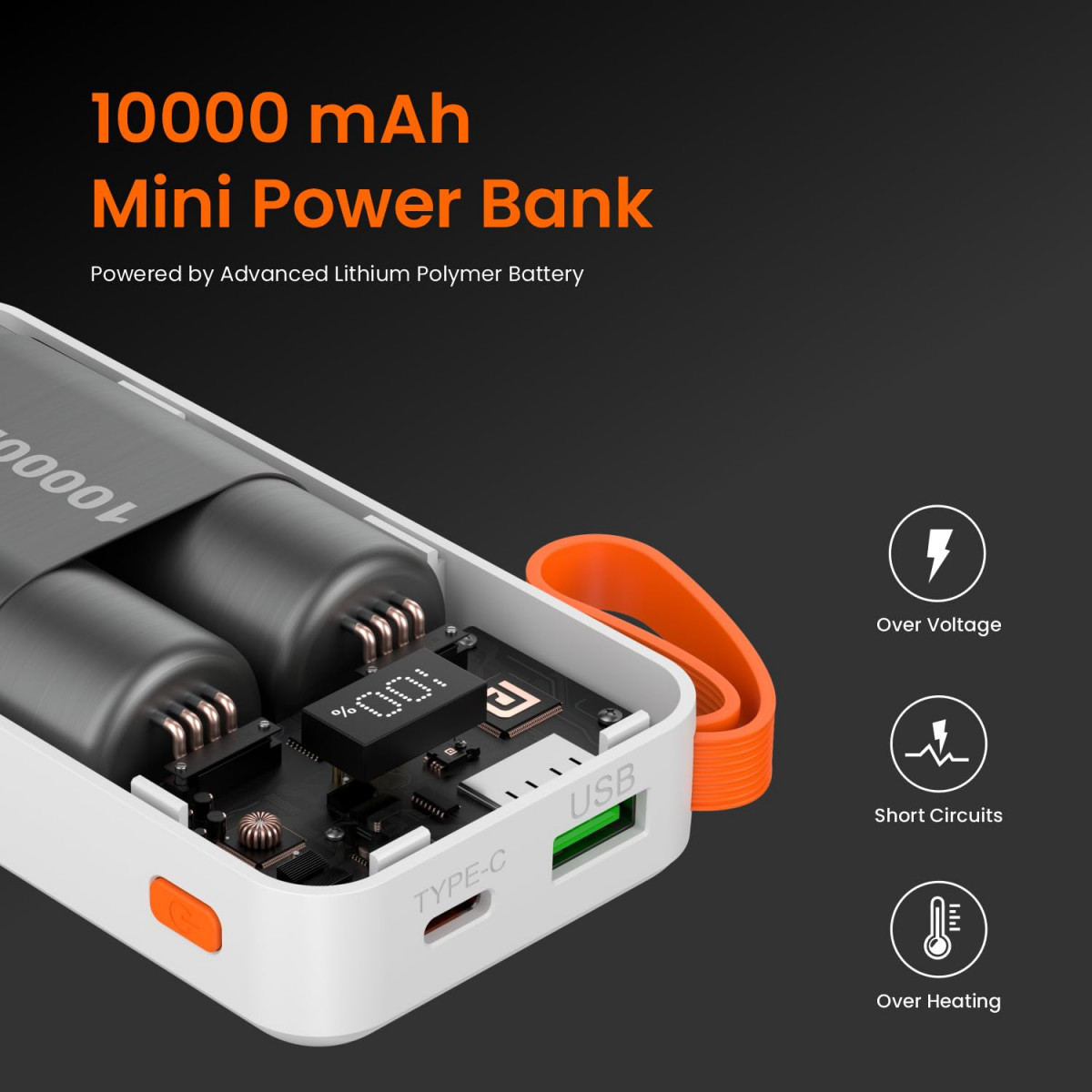 Portronics Ampbox 10K 10000 mAh Power Bank with 225W Fast Charging