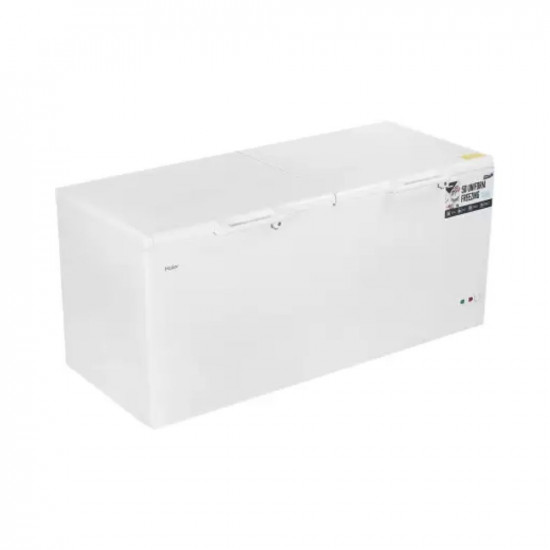 PPI Haier 520 L Double Door Standard Deep Freezer White HCC-588-HC DDeep Freezer