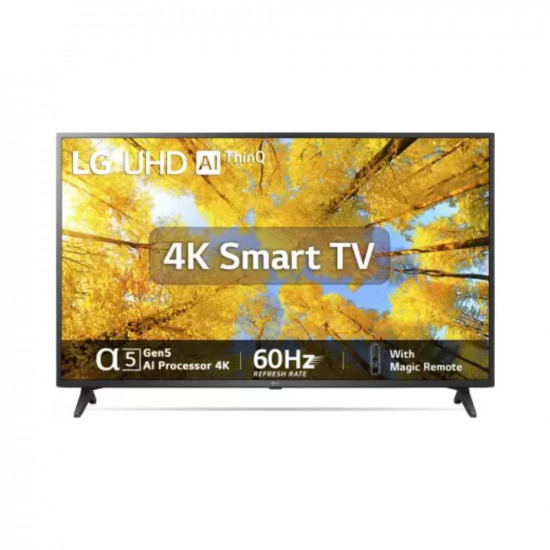 PPI LG UQ7550 108 cm 43 inch Ultra HD 4K LED Smart WebOS TV 2023 Edition with a5 Gen5 AI Processor 4K Magic Remote 60Hz Refresh Rate 43UQ7550PSF