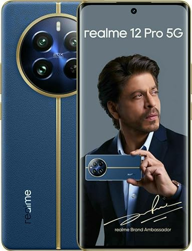 realme 12 Pro 5G Submarine Blue 12GB RAM 256GB Storage  50 MP Sony IMX882 OIS Camera  32 MP 2X Flagship Telephoto Portrait Camera  Snapdragon 6 Gen 1 5G Processor  12 GB12 GB Dynamic RAM