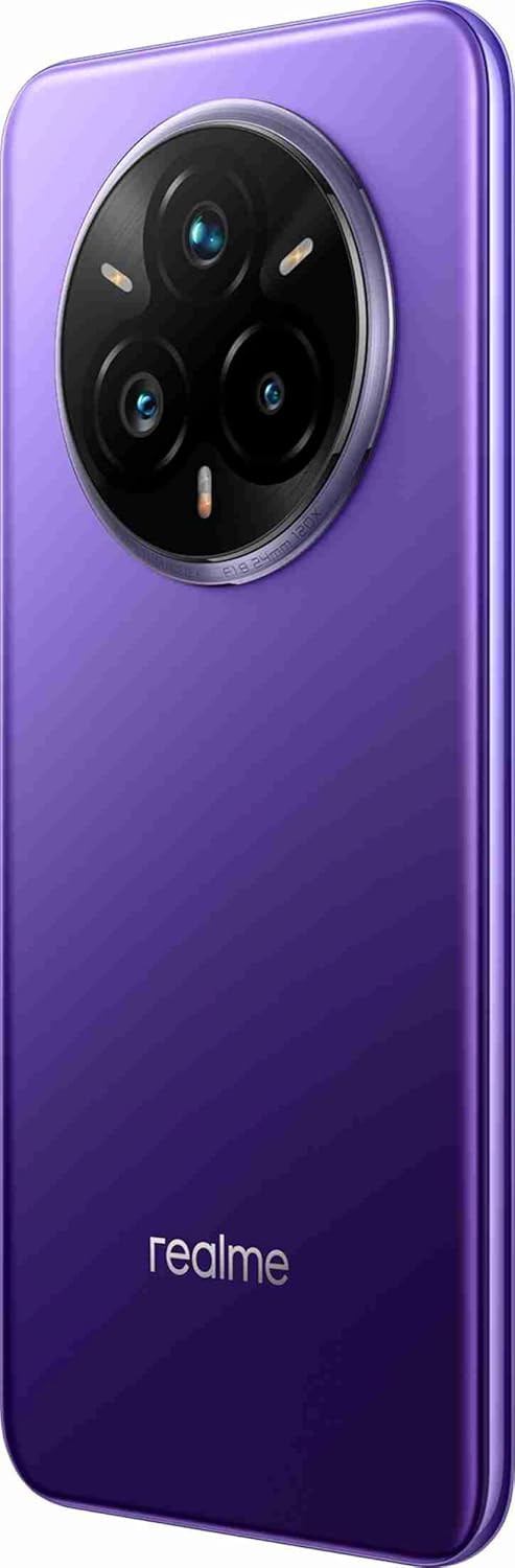 realme 14 Pro 5G Bikaner Purple 8GB RAM 256GB Storage 683 Curved AMOLED Display 50MP Sony IMX896 OIS  50MP Periscope Rear Cam 6000mAh Battery  Snapdragon 7s Gen 3 Processor  80W SUPERVOOC