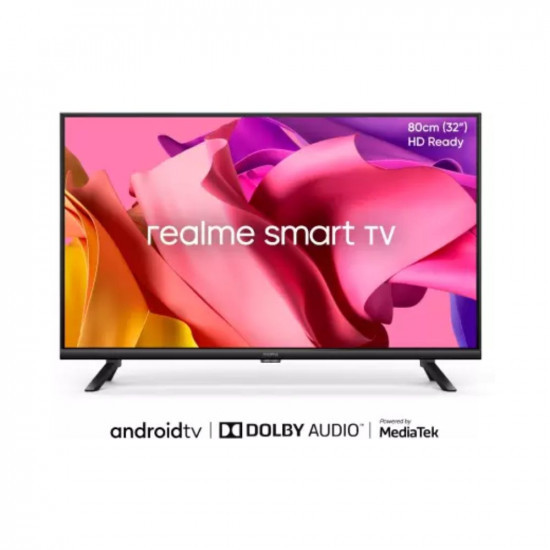 realme 80 cm 32 inch HD Ready LED Smart Android TV TV 32Romiv