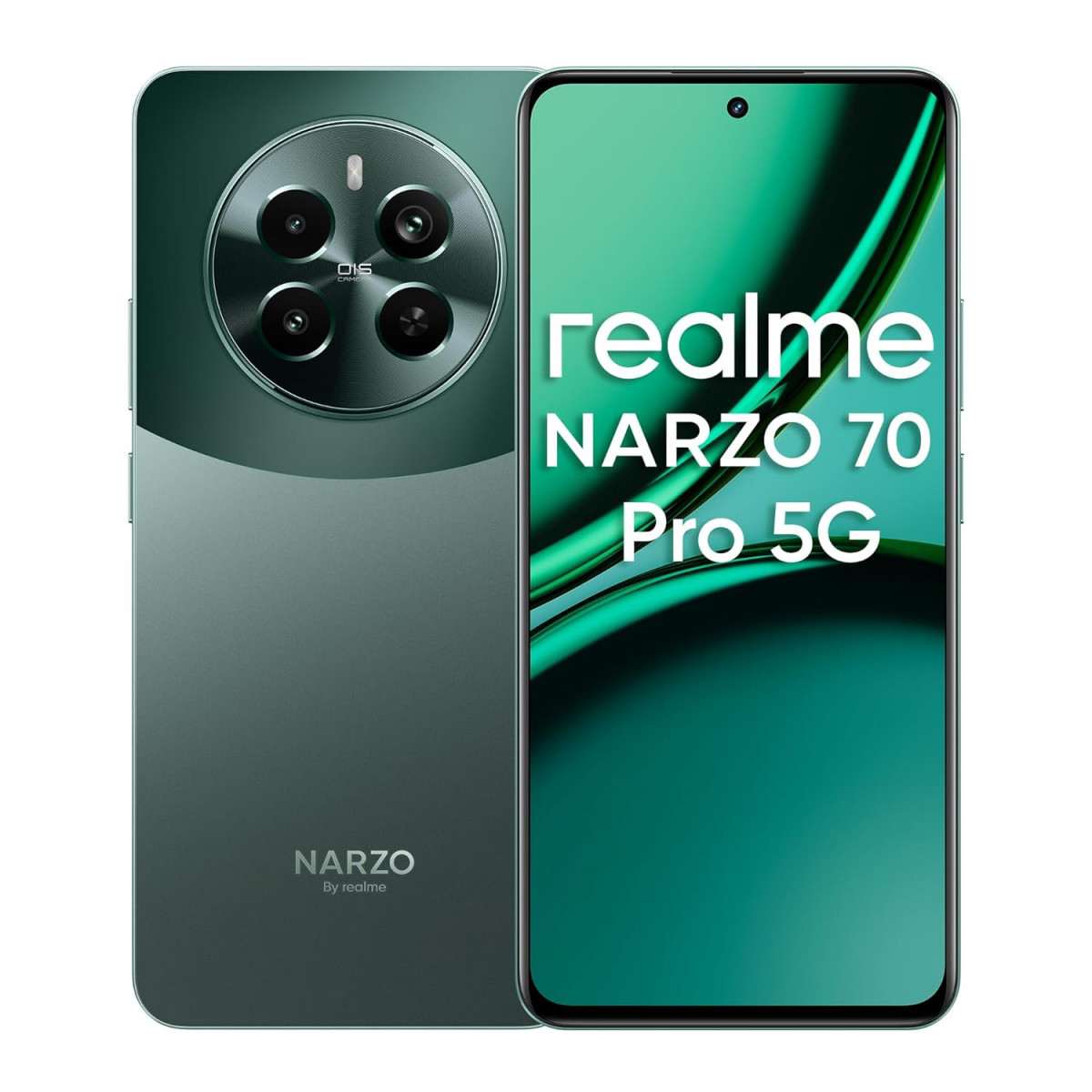 realme NARZO 70 Pro 5G Glass Green 8GB RAM256GB Storage Dimensity 7050 5G Chipset  Horizon Glass Design  Segment 1st Flagship Sony IMX890 OIS Camera
