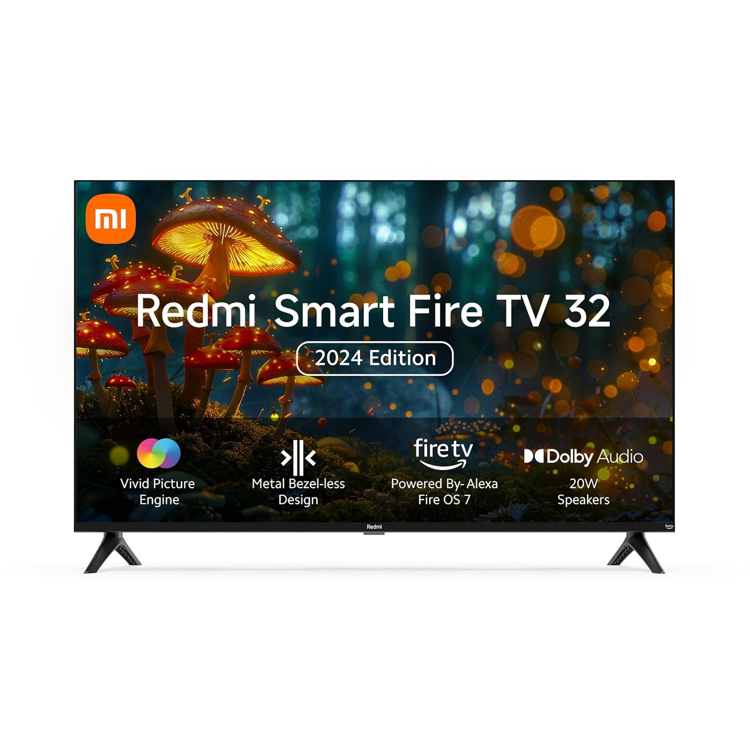 Redmi 80 cm 32 inches F Series HD Ready Smart LED Fire TV L32MA-FVIN Black