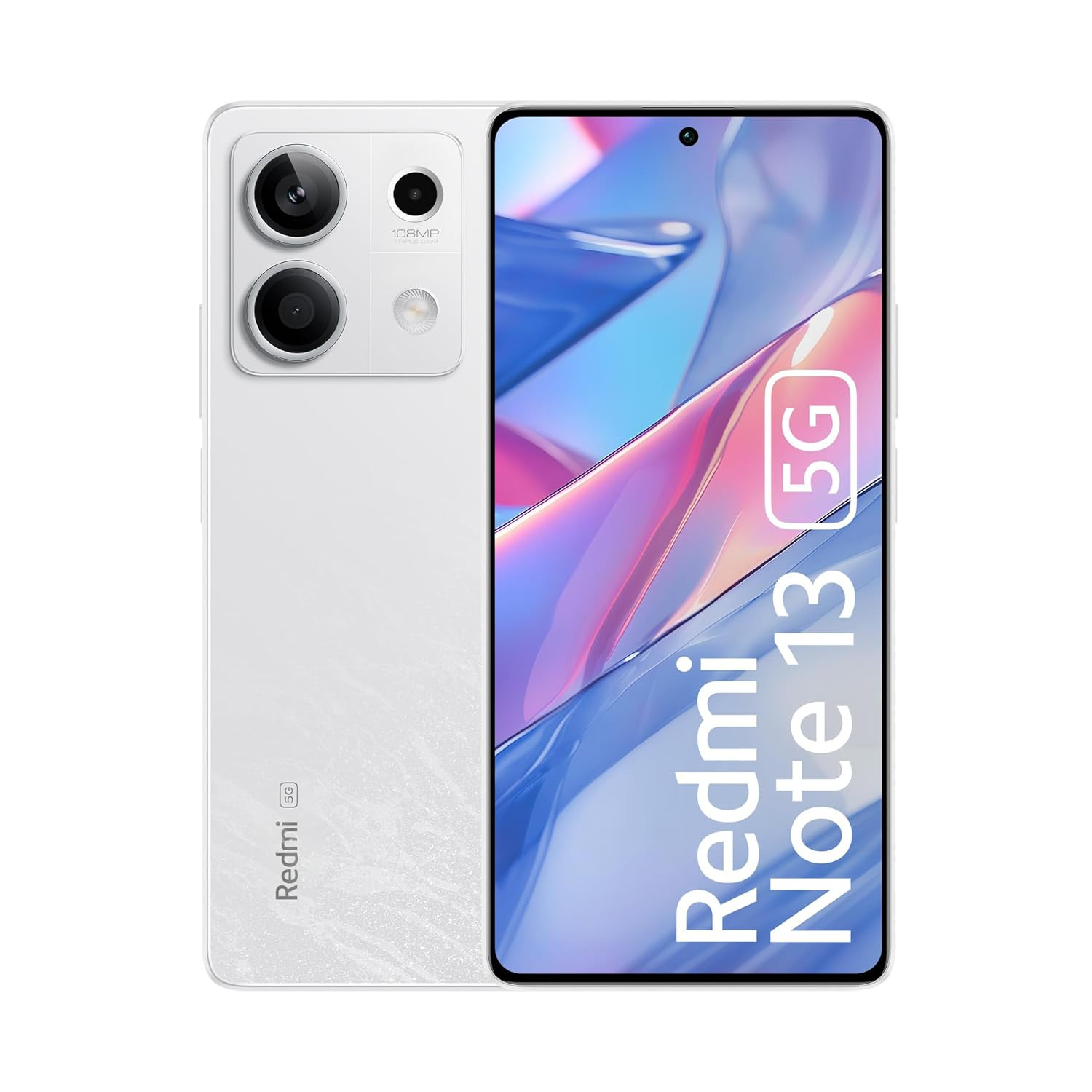 Redmi Note 13 5G Arctic White 12GB RAM 256GB Storage  5G Ready  120Hz Bezel-Less AMOLED  7mm Slimmest Note Ever  108MP Pro-Grade Camera