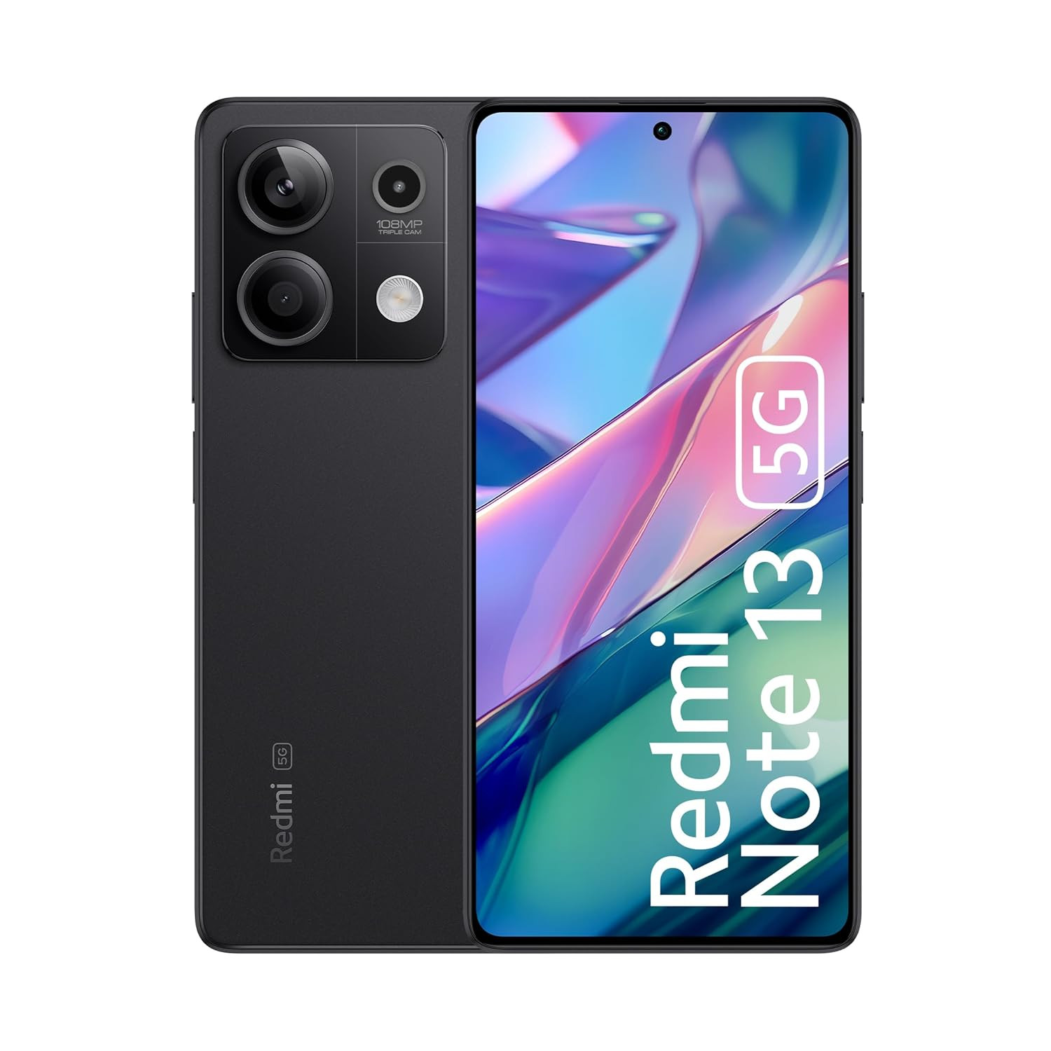 Redmi Note 13 5G Stealth Black 12GB RAM 256GB Storage  5G Ready  120Hz Bezel-Less AMOLED  7mm Slimmest Note Ever  108MP Pro-Grade Camera