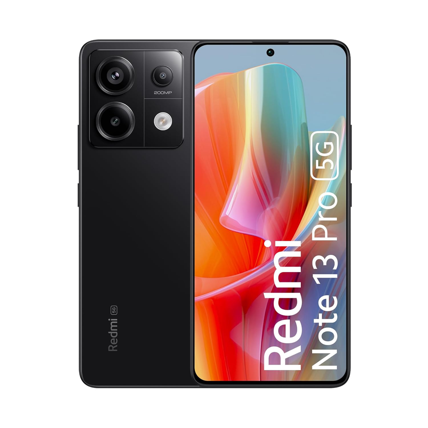 Redmi Note 13 Pro Midnight Black 12GB RAM 256GB Storage  15K AMOLED  200MP Hi-Res Camera  Flagship 4nm SD 7s Gen 2  67W TurboCharge