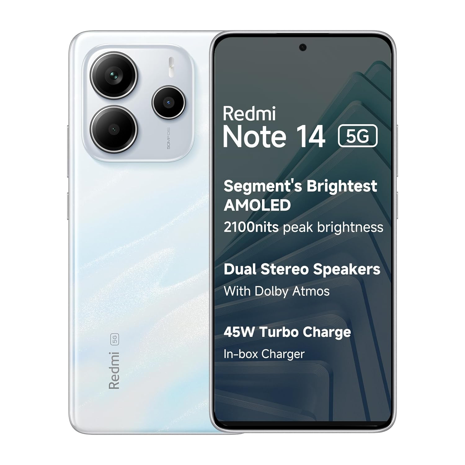 Redmi Note 14 5G 6GB128GB Mystique White