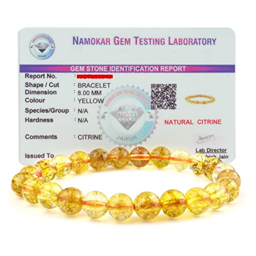 Crystal Divine Natural Healing Bracelets Crystal Bracelet For Men & Women  8MM (Citrine) at Rs 239/piece | Bracelets in Mumbai | ID: 2852309444291
