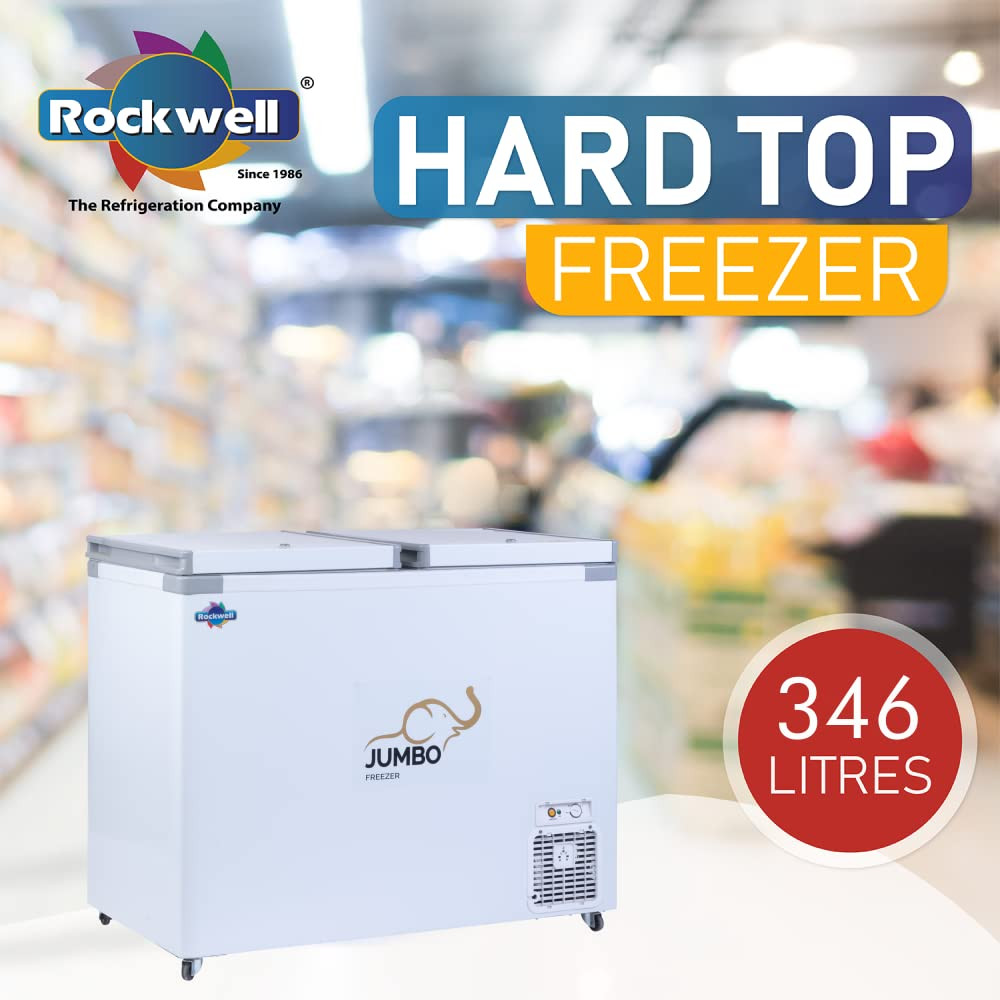 Rockwell 335 Ltr Convertible Deep Freezer Double Door with 1  3 YrsComprehensive Warranty on Cooling Coil Low Power Consumption - SFR350DDU