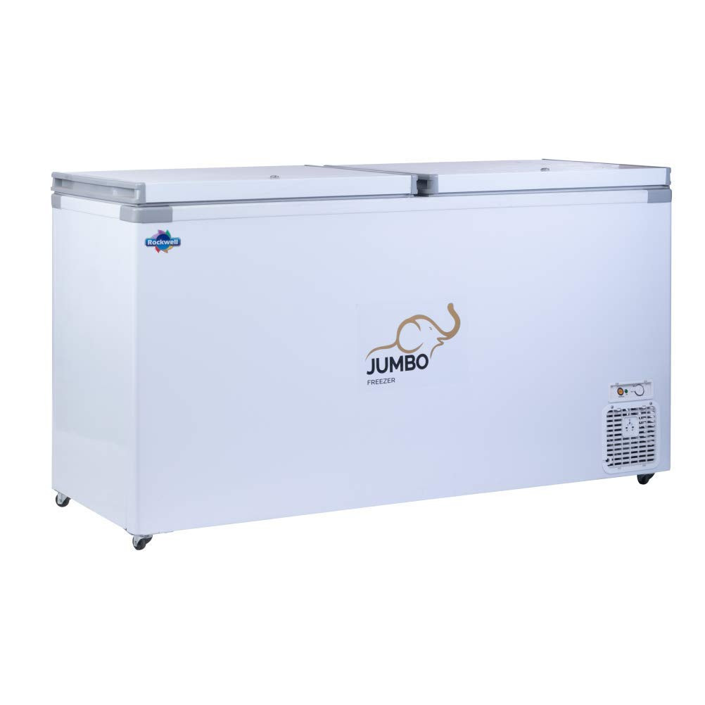 Rockwell 550 Ltr Convertible Deep Freezer Double Door with 1  3 YrsComprehensive Warranty on Cooling Coil Low Power Consumption - SFR550DDU