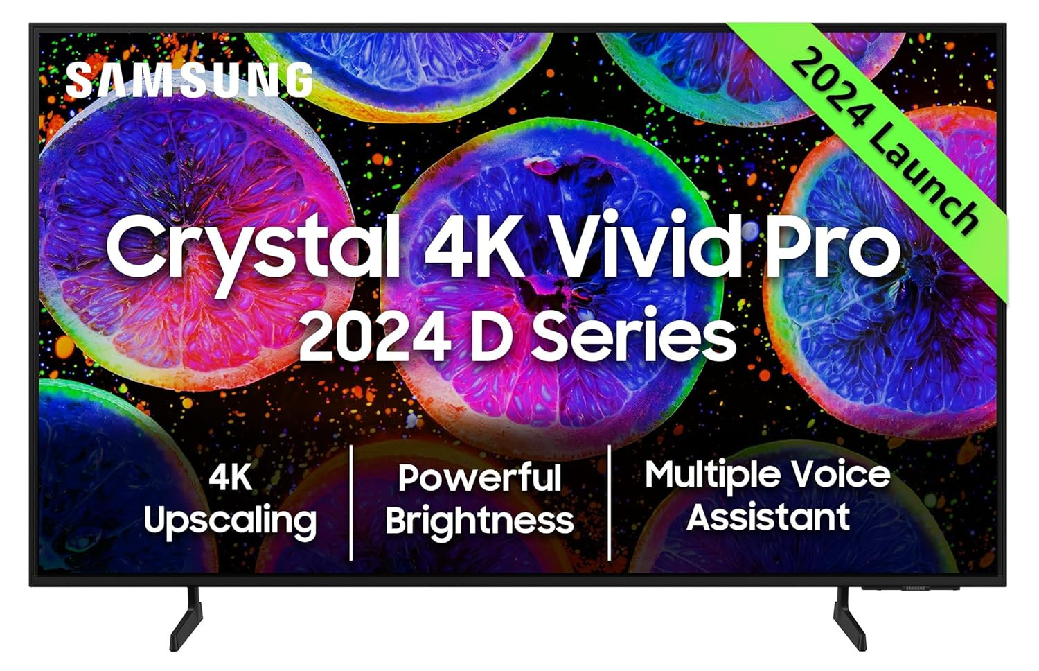 Samsung 108 cm 43 inches D Series Crystal 4K Vivid Pro Ultra HD Smart LED TV UA43DUE77AKLXL Black