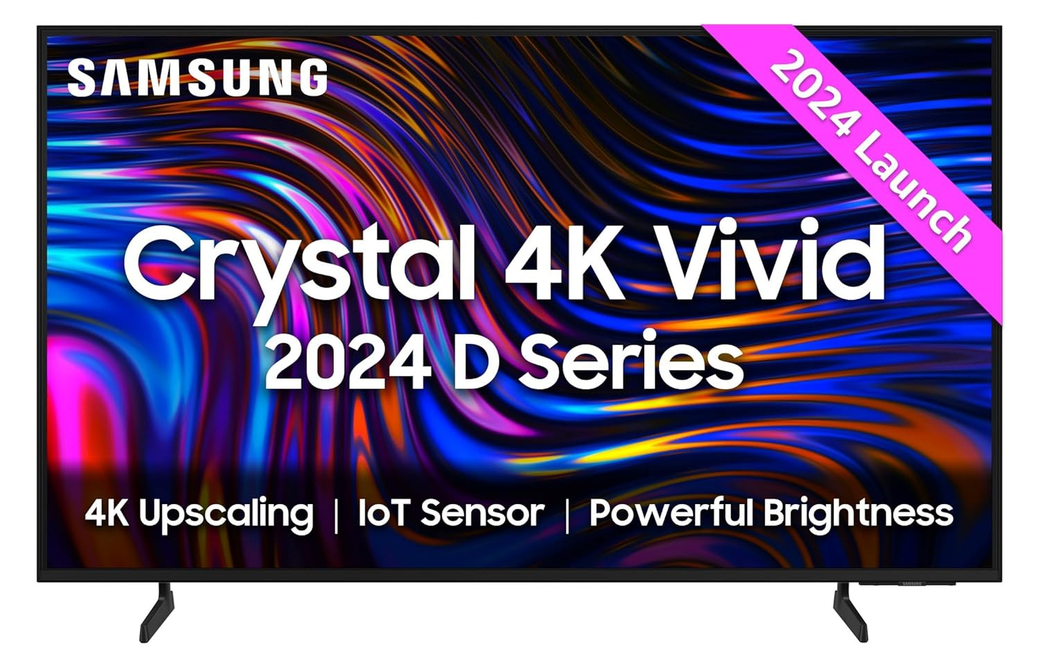 Samsung 108 cm 43 inches D Series Crystal 4K Vivid Ultra HD Smart LED TV UA43DUE70BKLXL Black