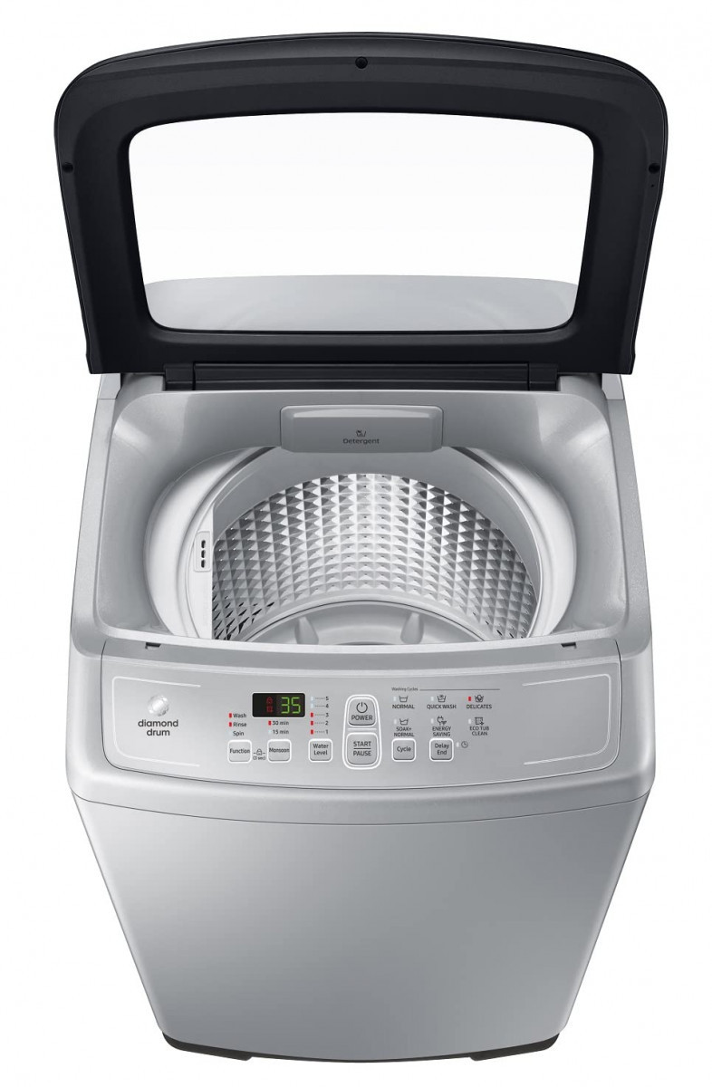 Samsung 7 kg Fully-Automatic Top Loading Washing Machine WA70A4002GSTL Imperial Silver Awarded as Washing Machine Brand of the year 