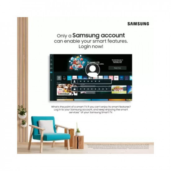 SAMSUNG Crystal 4K iSmart Series 163 cm 65 inch Ultra HD 4K LED Smart Tizen TV 2023 Edition UA65CUE60AKLXLArshi